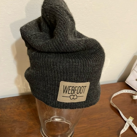WebFoot Accessories - Web Foot  you know… loose top beanie with patch logo